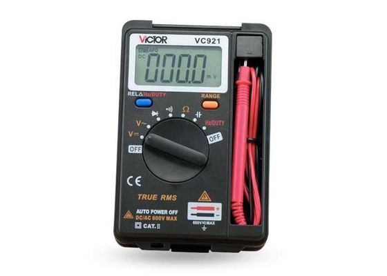 Показ LCD цифрового вольтамперомметра ВИКТОР VC921 Handheld